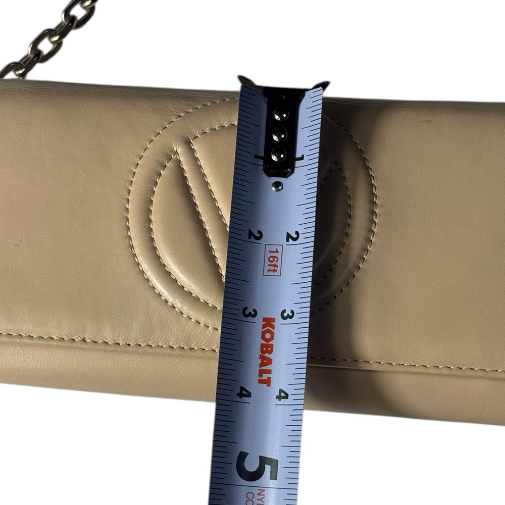 VALENTINO BY MARIO VALENTINO Bianca Leather Continental Wallet removable chain - Picture 14 of 16